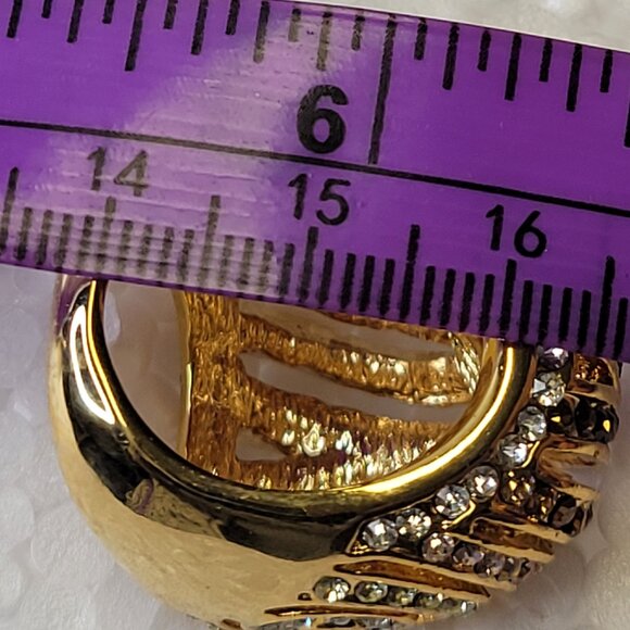 Gold Dome Cocktail Fashion Ring-  Size 5, Size 9 - Picture 7 of 16
